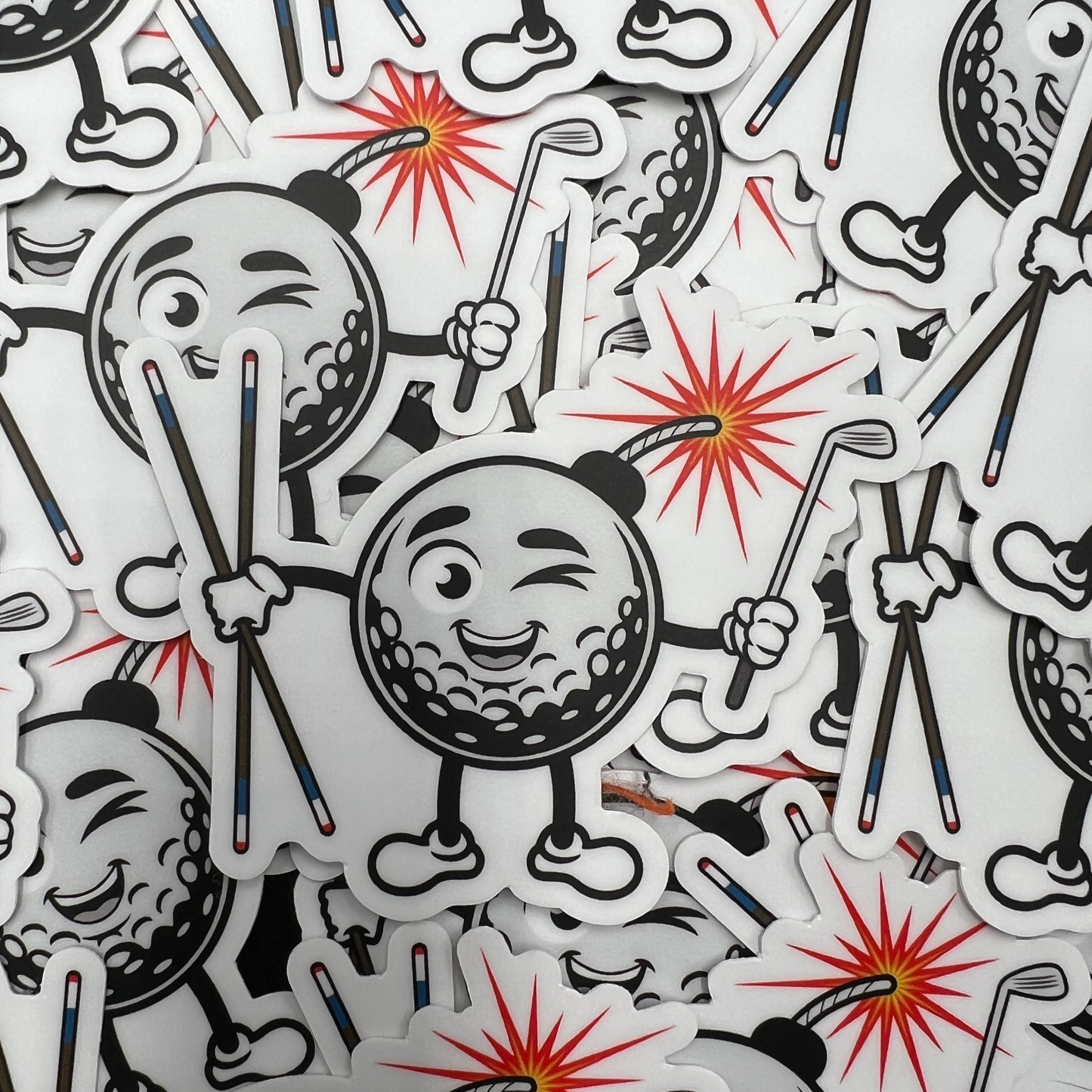 Boom Boom Die Cut Sticker